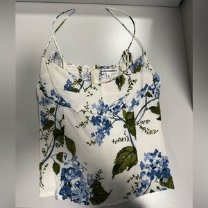 Reformation top floral corset top - size 6, worn twice